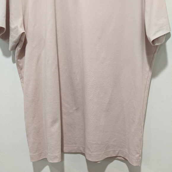 Theory Willem Petal Pink Polo Short Sleeve Shirt - Picture 7 of 14